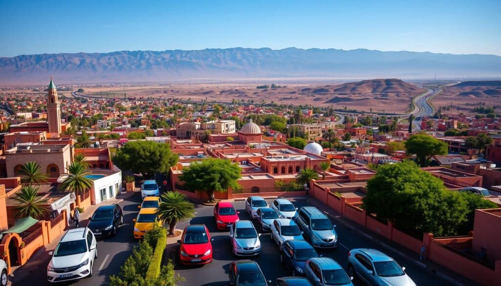 Destinations de location voiture Maroc Marrakech