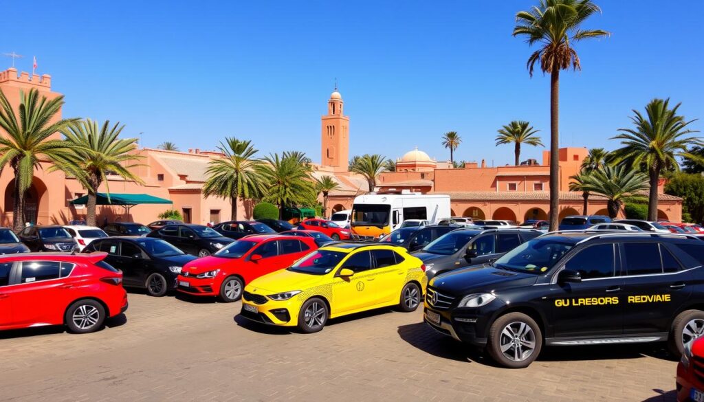 Flotte de véhicules à Marrakech