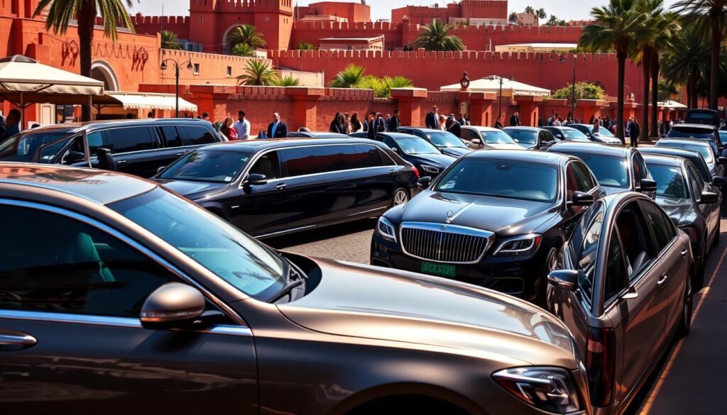 Flotte de véhicules de luxe à Marrakech