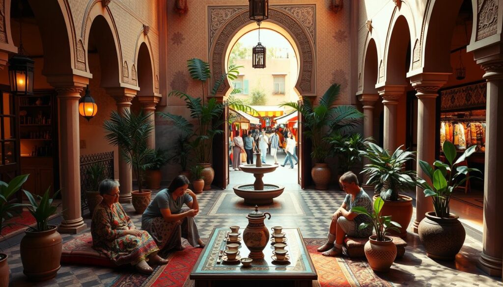 Hospitalité marocaine à Marrakech