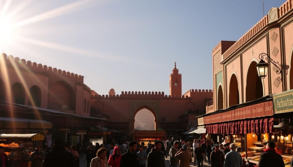 Place Jemaa El-Fna à Marrakech