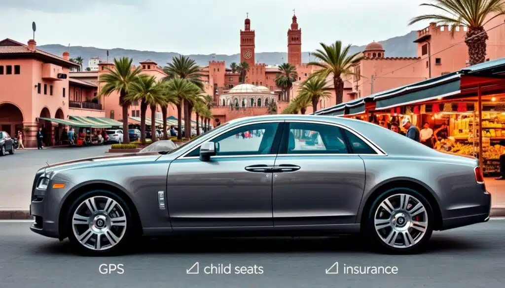Services additionnels location de voiture Marrakech